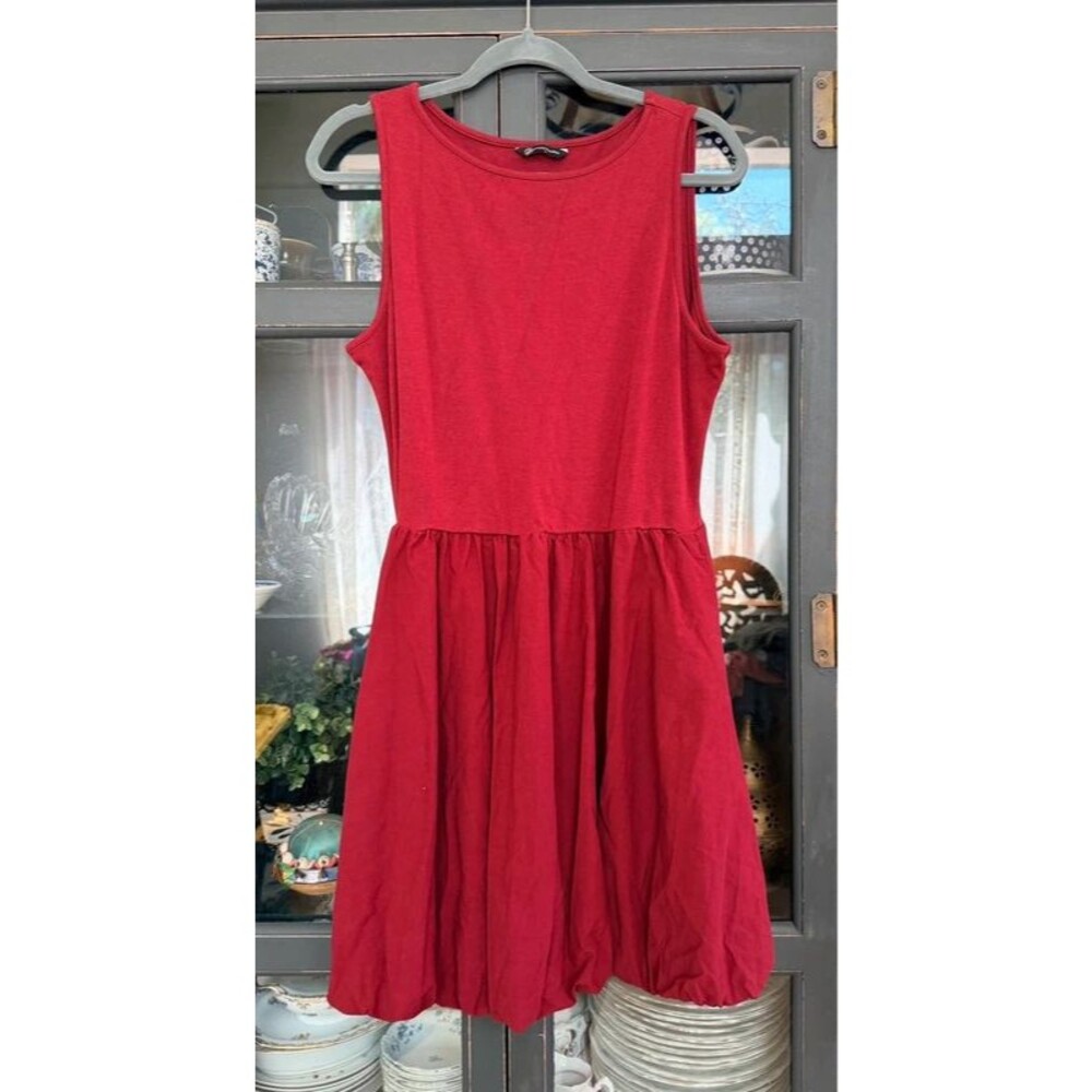 Pretty Garden Bubble Skirt Dress NWOT - Large